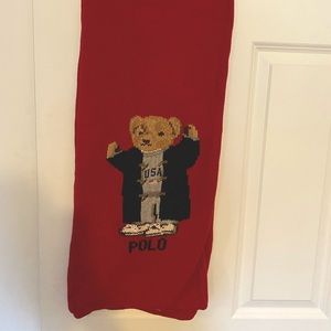 Polo Bear Cotton Scarf